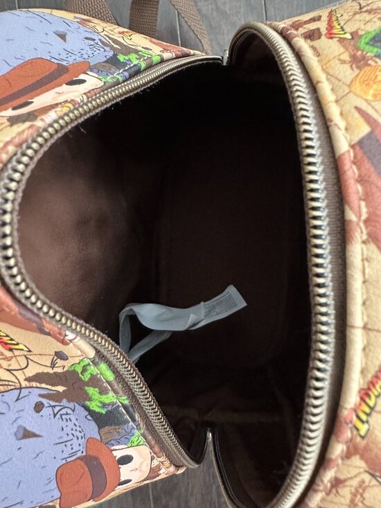 Indiana Jones Funko Pop Adventure Map Print Mini Backpack *NWT* main image 9